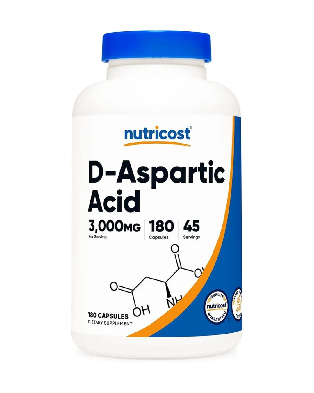D ASPARTIC ACID 3000MG 180 CAPSULES/ D ASPARTIC ACID 180 CAPSULES