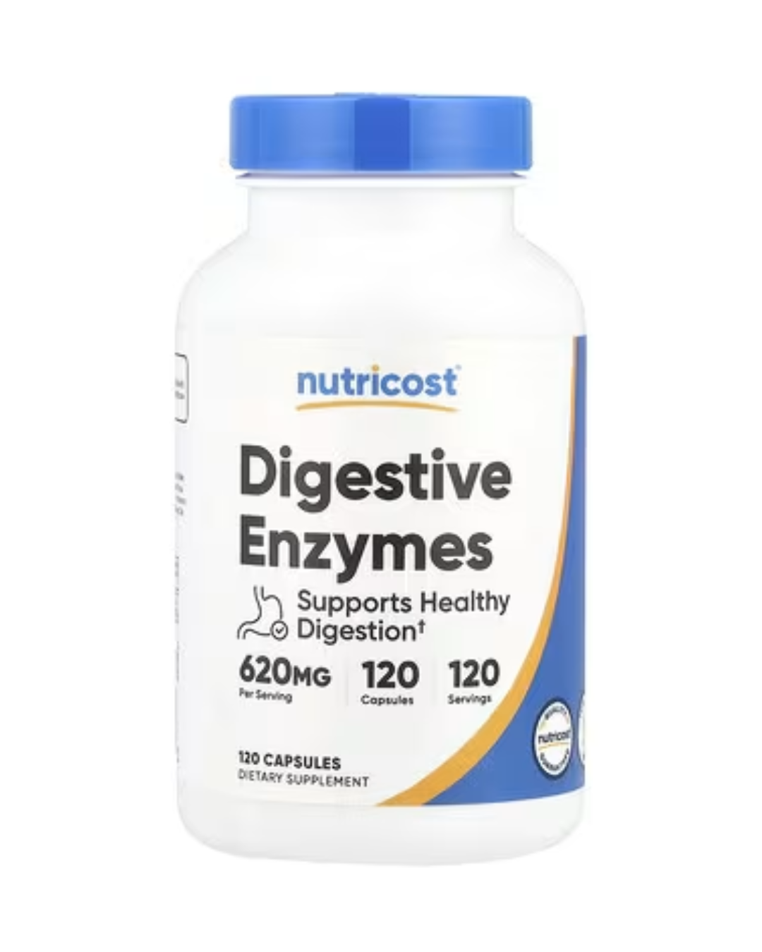 DIGESTIVE ENZYMES 620 MG 120 CAPSULES / ENZIMAS DIGESTIVAS