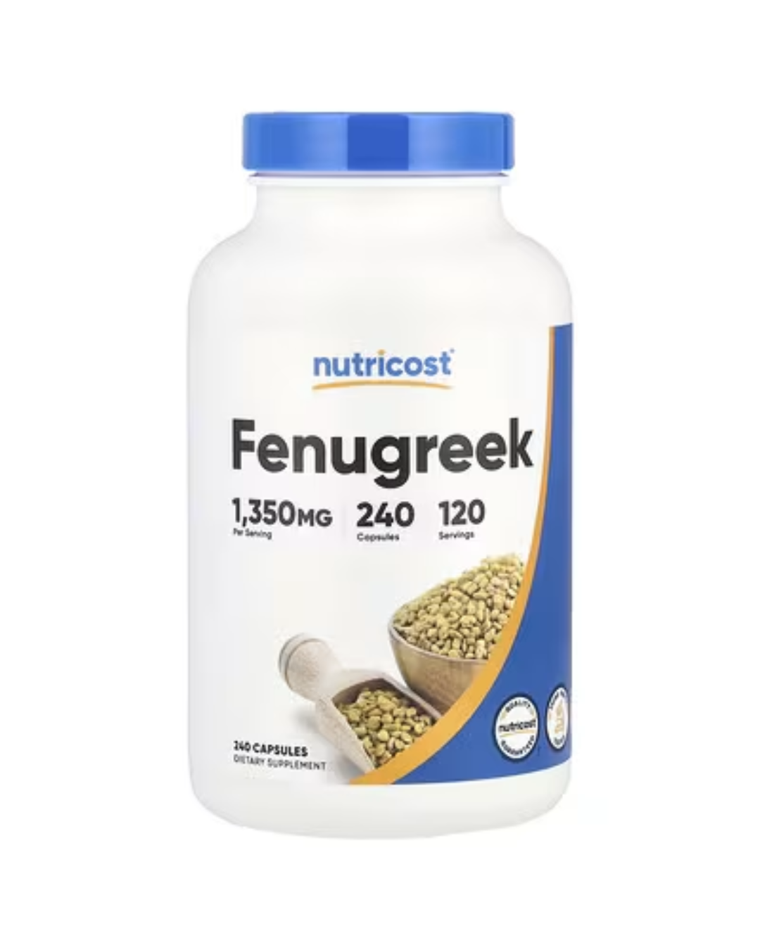 FENUGREEK 1350mg 240 CAPSULES/ FENOGRECO CAPSULAS