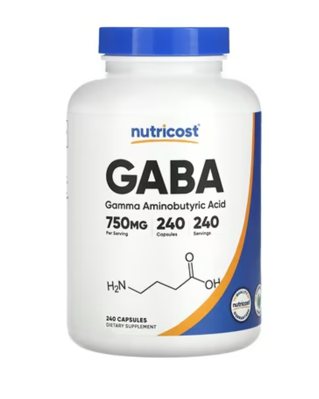 GABA 750 MG 240 CAPSULES /ácido gamma aminobutírico 240 CAPSULAS
