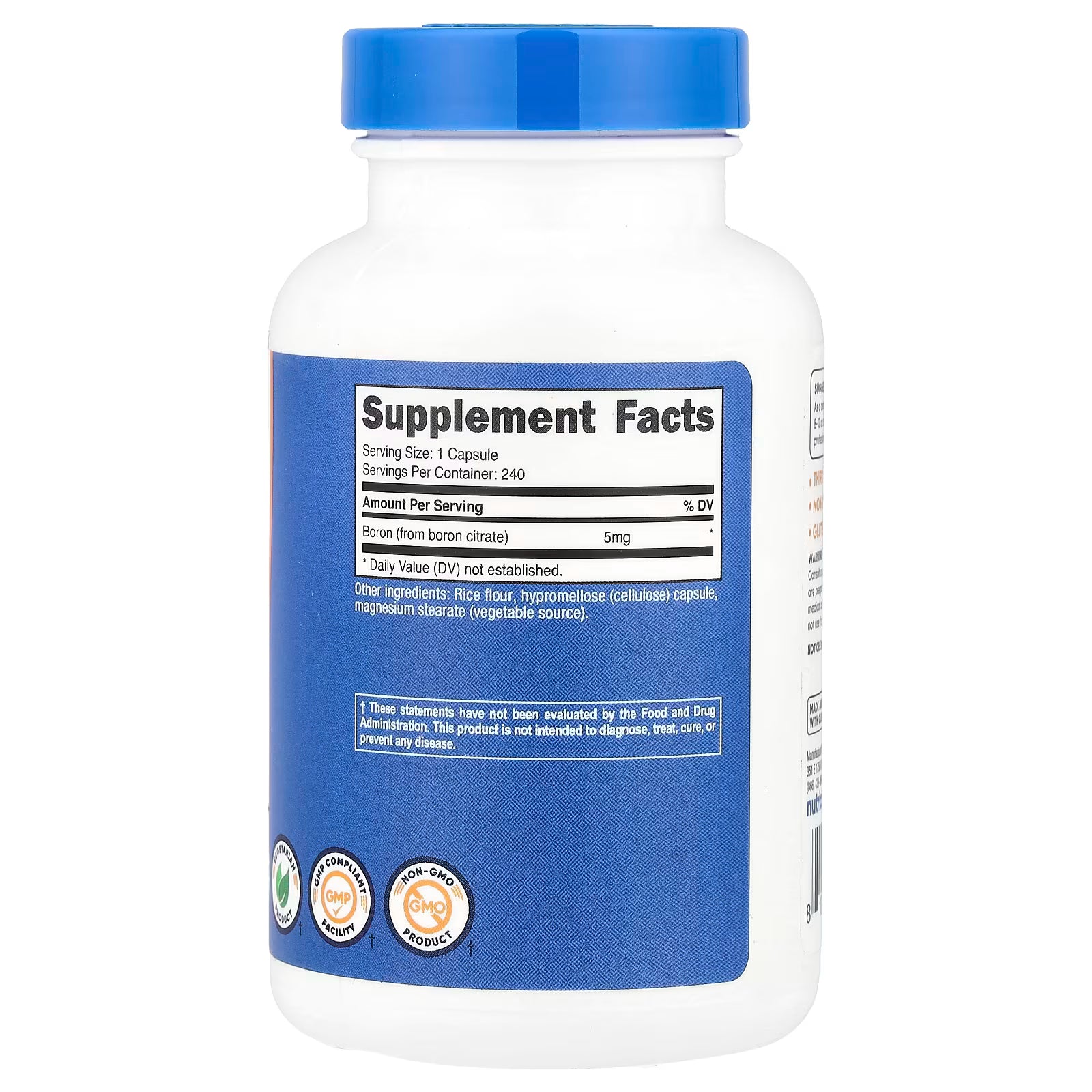 BORON 5 MG 240 CAPSULAS/ BORON MG