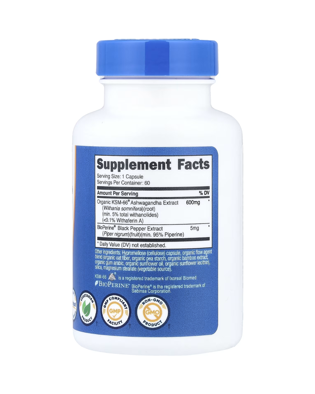 KSM66 600MG 60 CAPSULES
