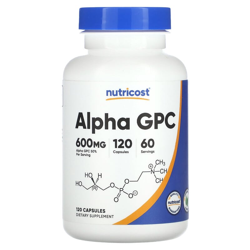 ALPHA GPC 600MG 120 CAPSULES/ ALFA GPC