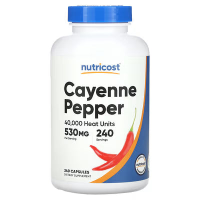 CAYENNE PEPPER PIMIENTA CAYENA 240 CAPSULAS
