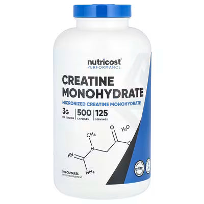 CREATINE MONOHYDRATE 3G 500 CAPSULES/ CREATINA MONOHIDRATADA CAPSULAS