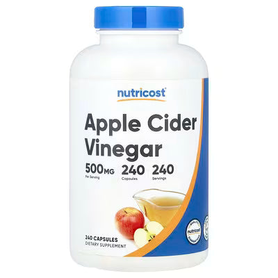 APPLE CIDER 500MG VINEGAR 240 CAPSULES/VINAGRE DE MANZANA CAPSULAS