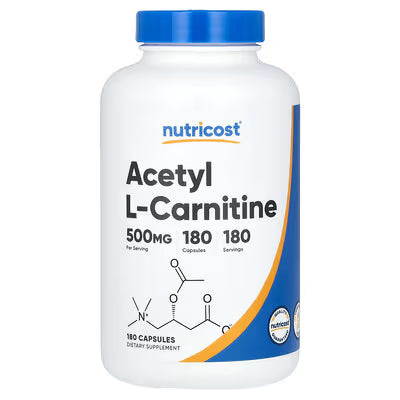 ACETYL L CARNITINE 500MG 180 CAPSULES/ ACETIL L CARNITINA