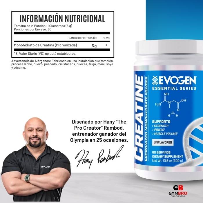 Creatina evogen 300gr