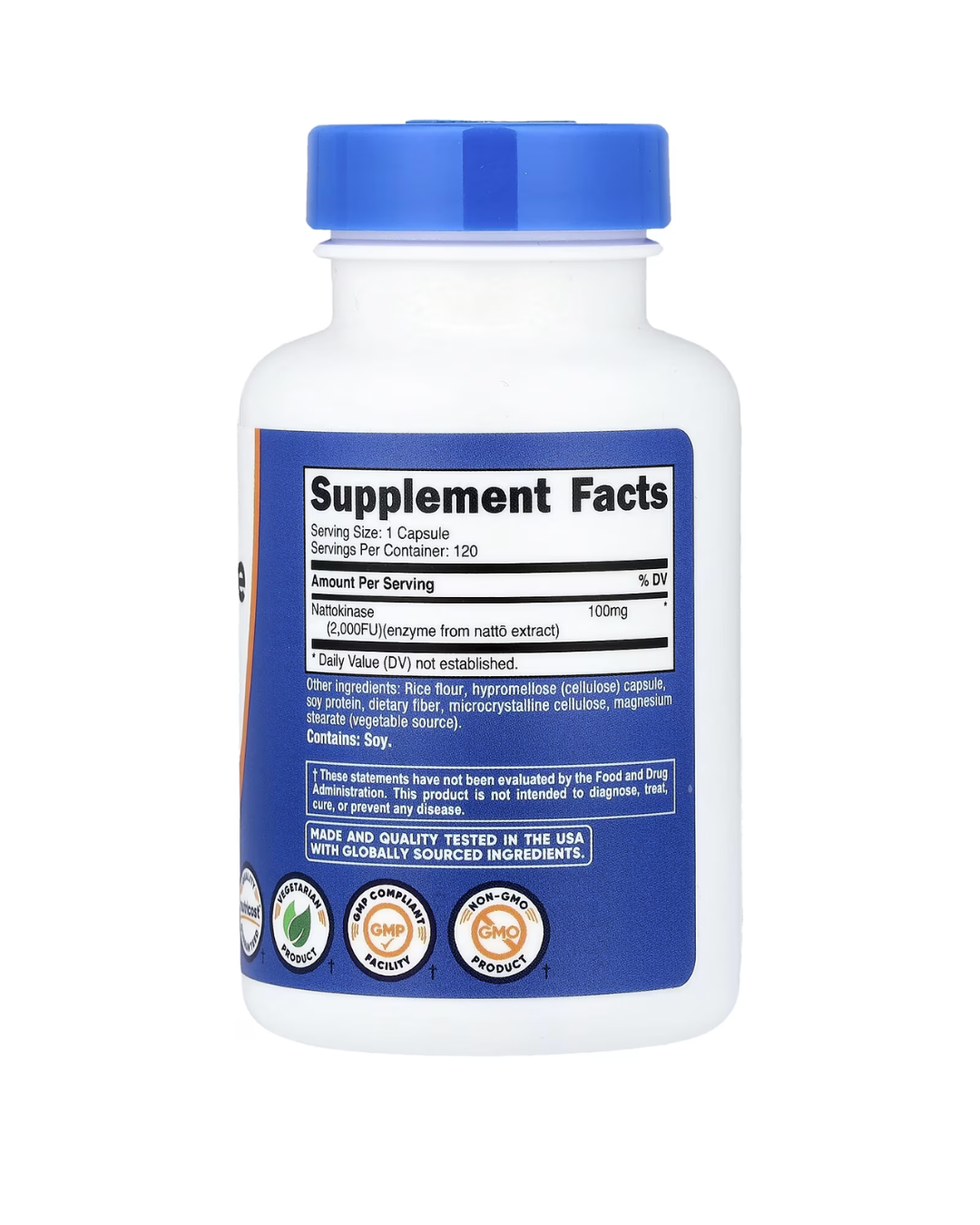 NATTOKINASE 2000 FU 120 CAPSULES/ NATOKINASA