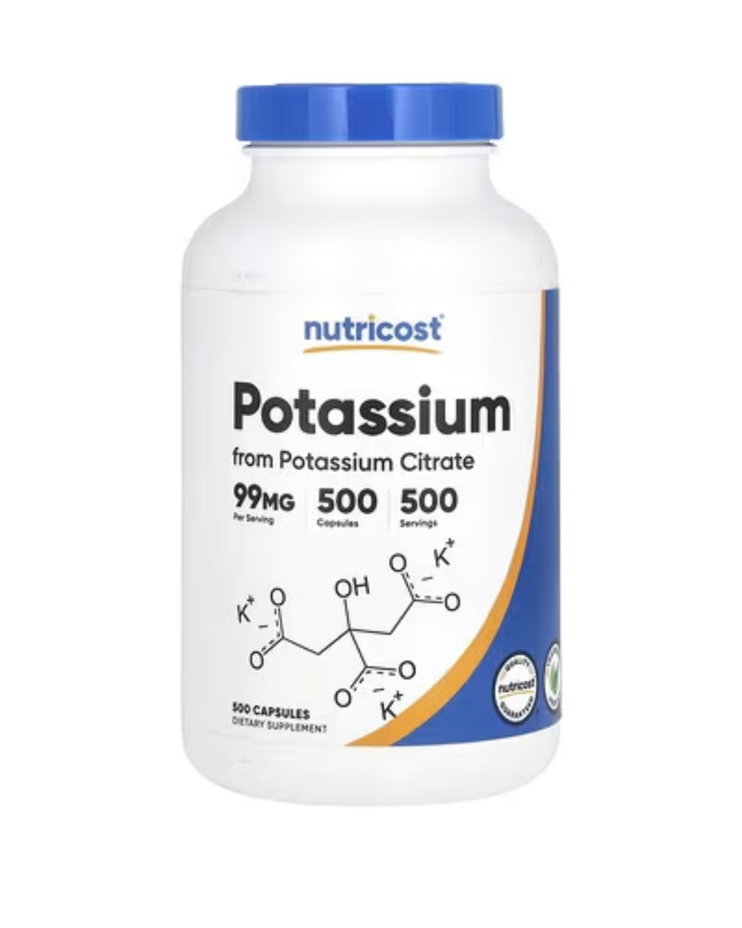 POTASSIUM CITRATE 99 MG 500 CAPSULES/ CITRATO DE POTASIO 500 CAPSULAS