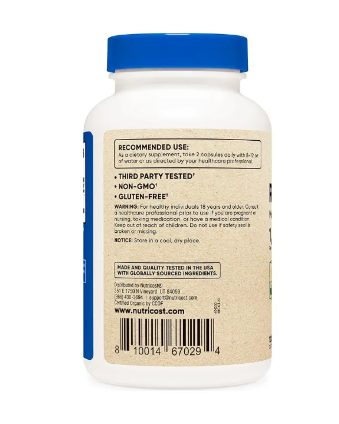 REISHI MUSHROOM 1500MG 120 CAPSULES/ HONGO REISHI 120 CAPSULAS