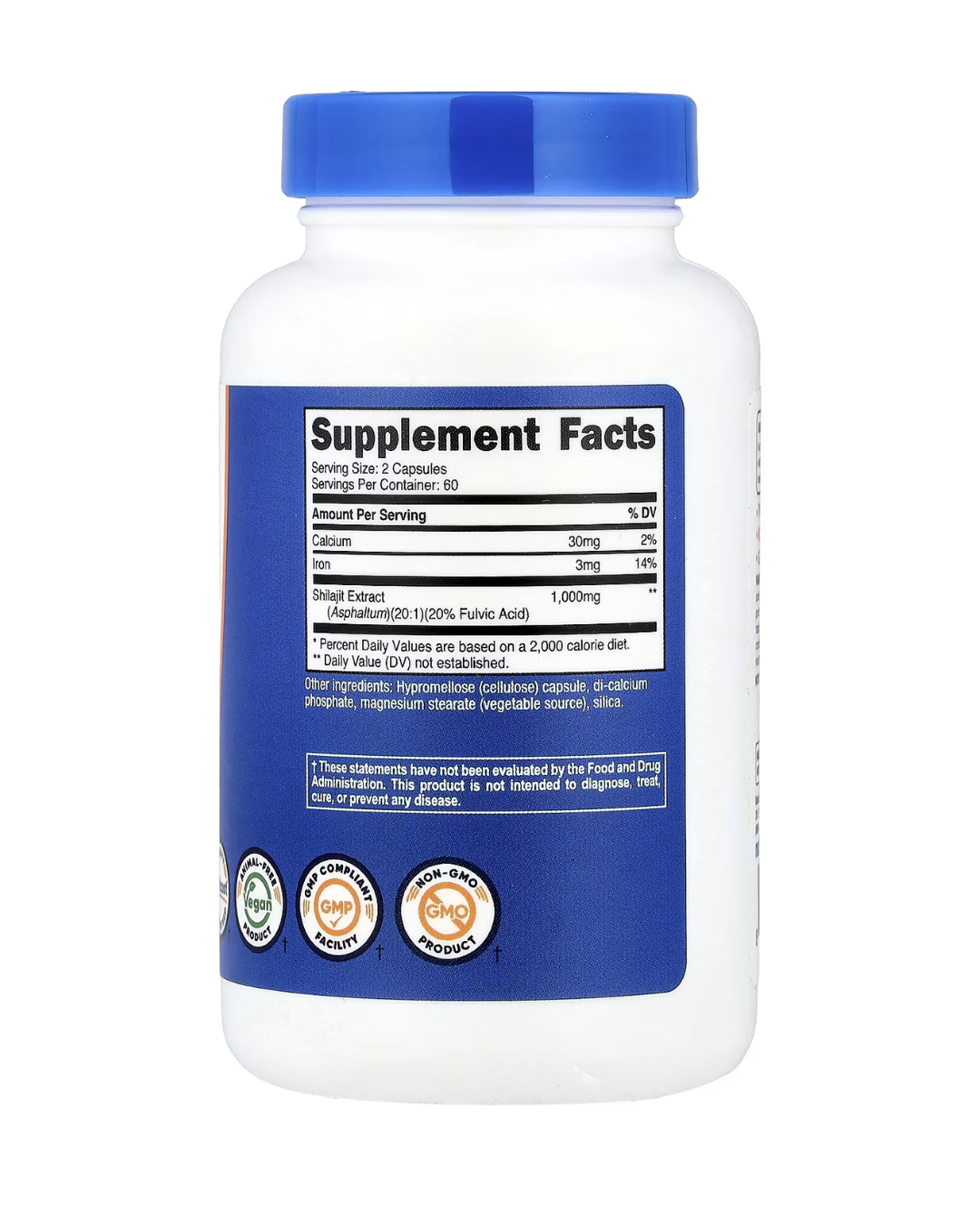 SHILAJIT 500 MG 120 CAPSULES