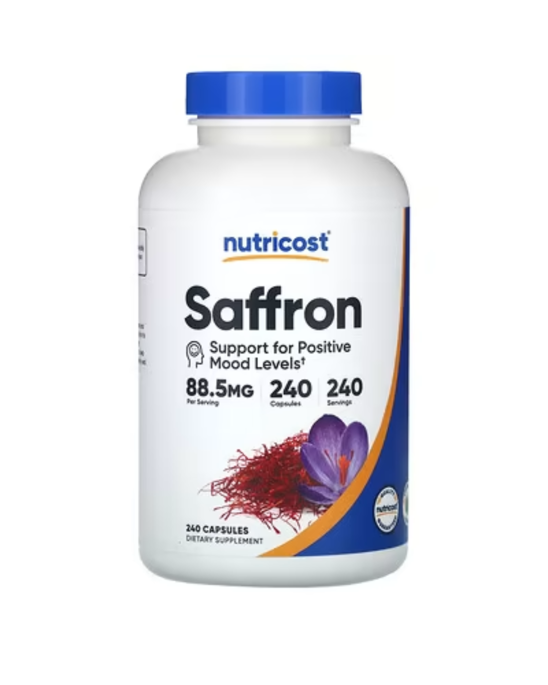 SAFFRON 88.5MG 240 CAPSULES/ AZAFRAN 240 CAPSULAS