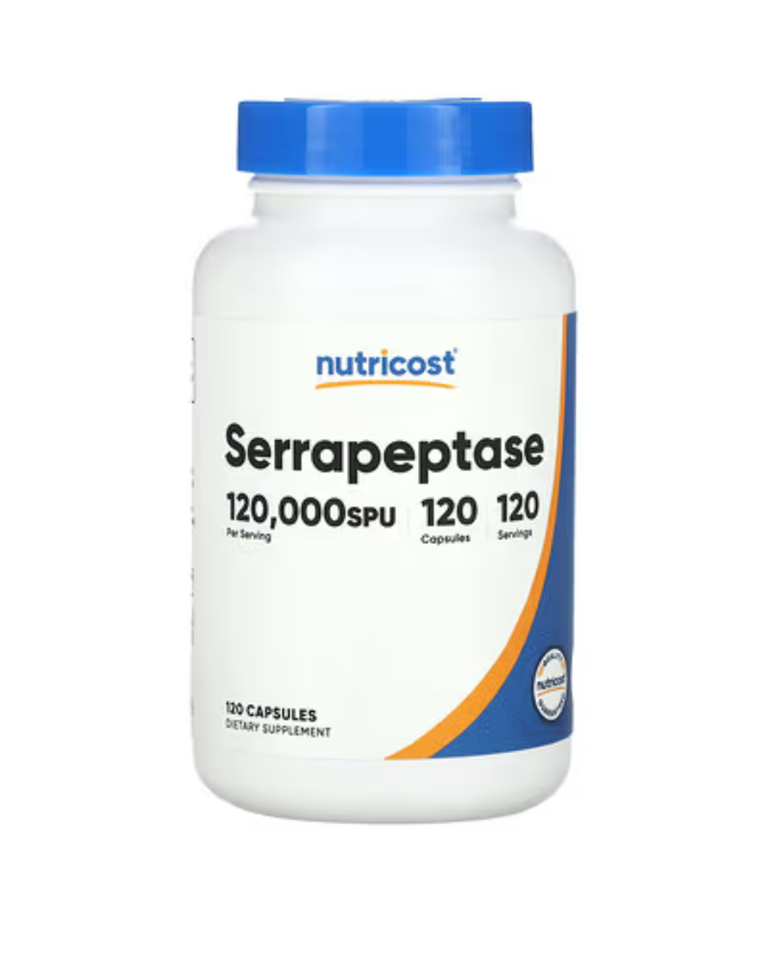 SERRAPEPTASE 120000 SPU 120 CAPSULES/ SERRAPEPTASA 120 CAPSULAS