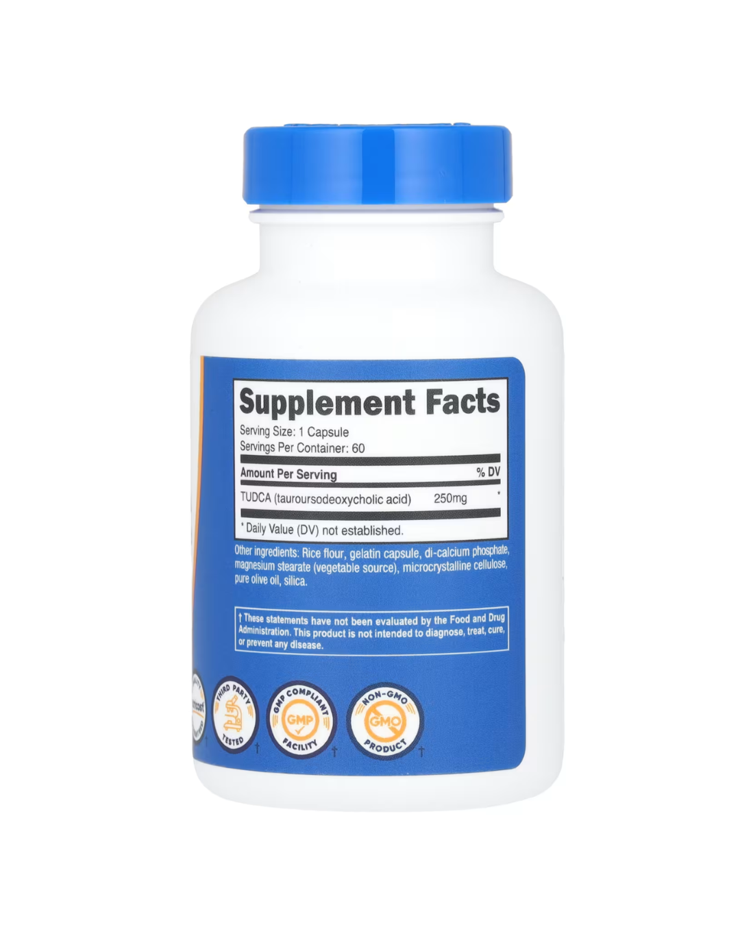 TUDCA 250 MG 60 CAPSULES/ ACIDO tauroursodesoxicólico 60 CAPSULAS