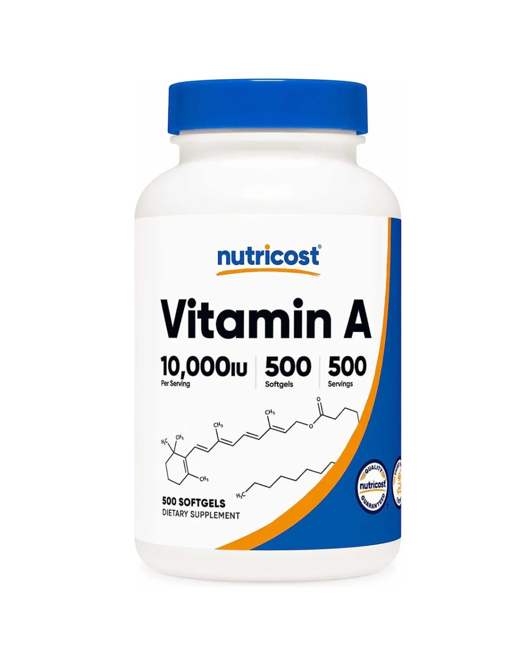 VITAMIN A 500 SOFTGELS RETYNIL PALMITATE/ RETINOL PALMITATO VITAMINA A 500 CAPSULAS GEL