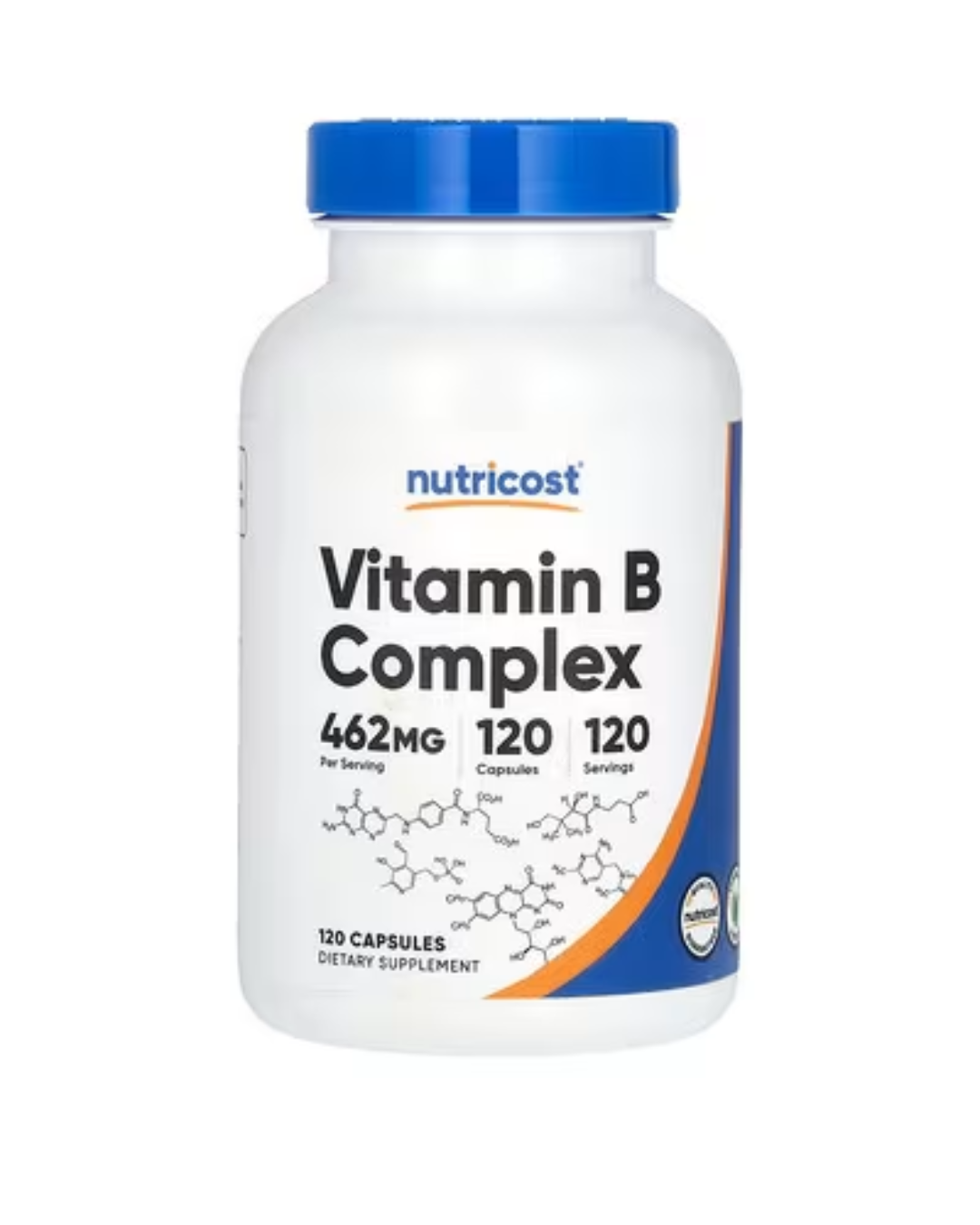 VITAMIN B COMPLEX 462MG 120 CAPSULES/ COMPLEJO B 120 CAPSULAS