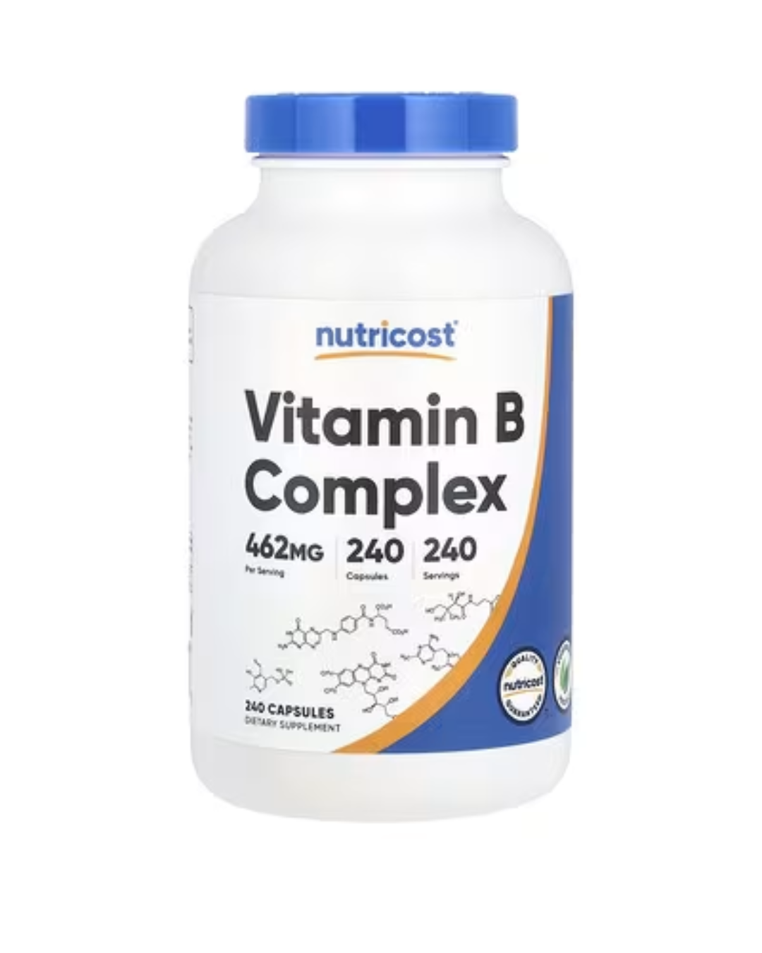 VITAMIN B COMPLEX 462MG 240 CAPSULES/ COMPLEJO B 240 CAPSULAS