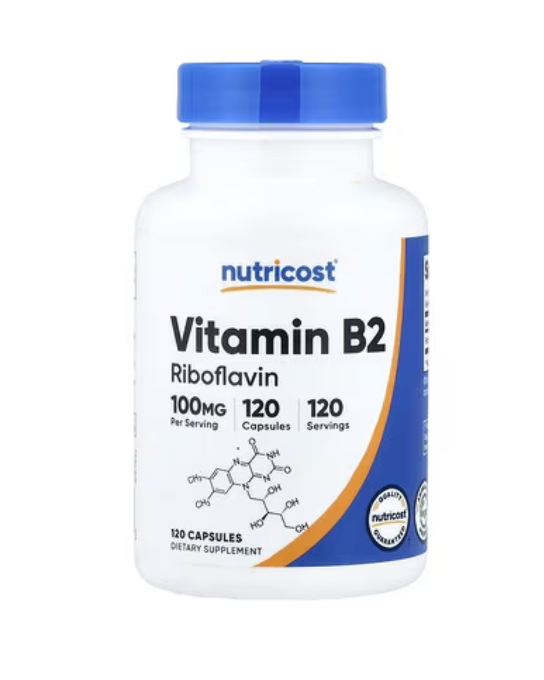 VITAMIN B2 100MG 120 CAPSULES/ RIBOFLAVINA