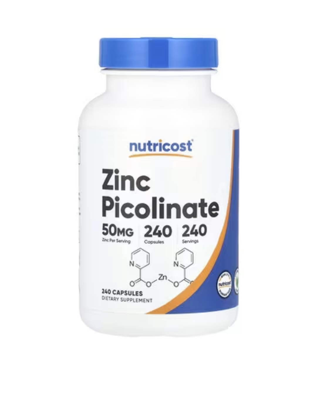 ZINC PICOLINATE 50 MG 240 CAPSULES/ ZINC PICOLINATO CAPSULAS