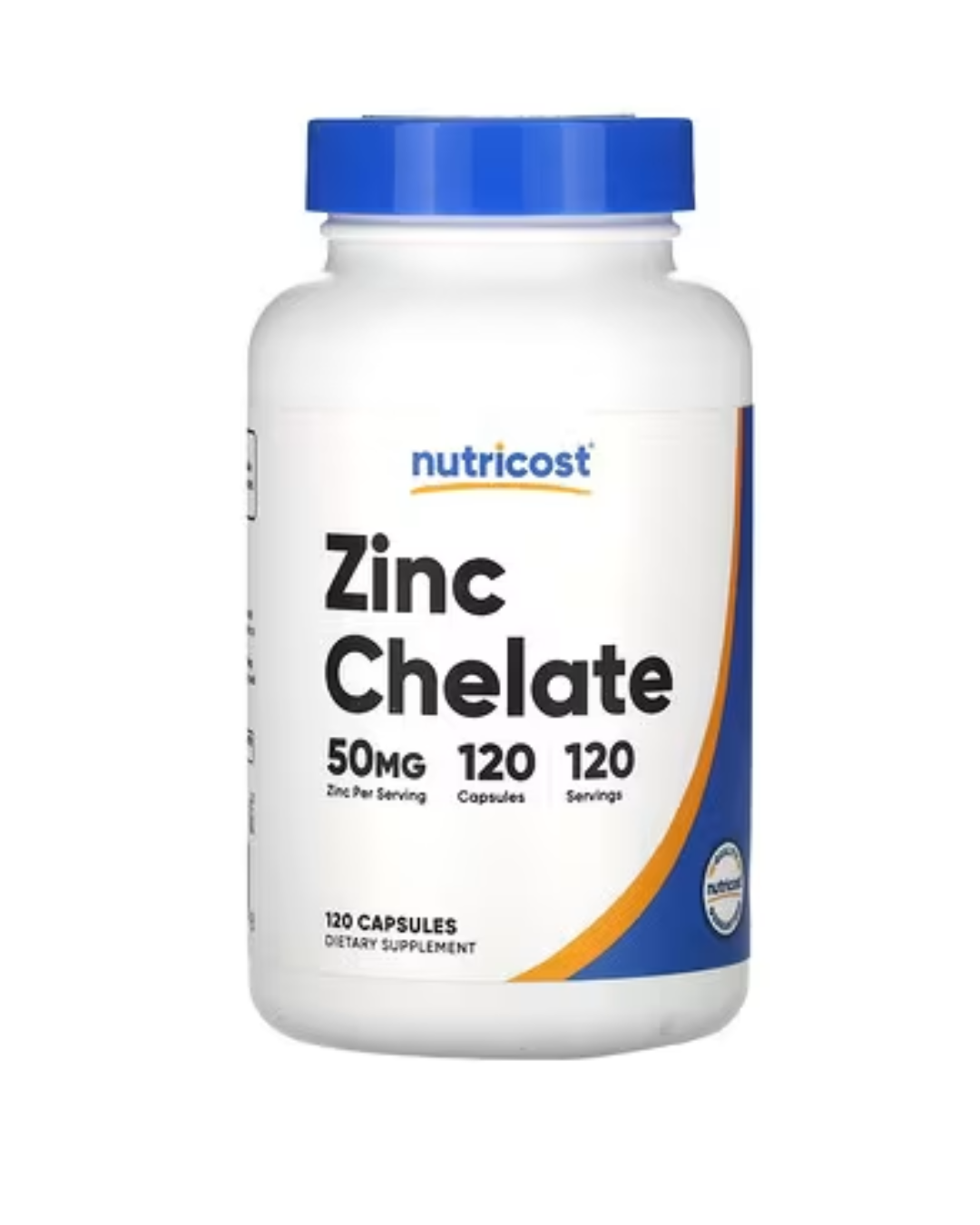 ZINC CHELATE 50 MG 120 CAPSULES/ QUELATO DE ZINC QUELADO