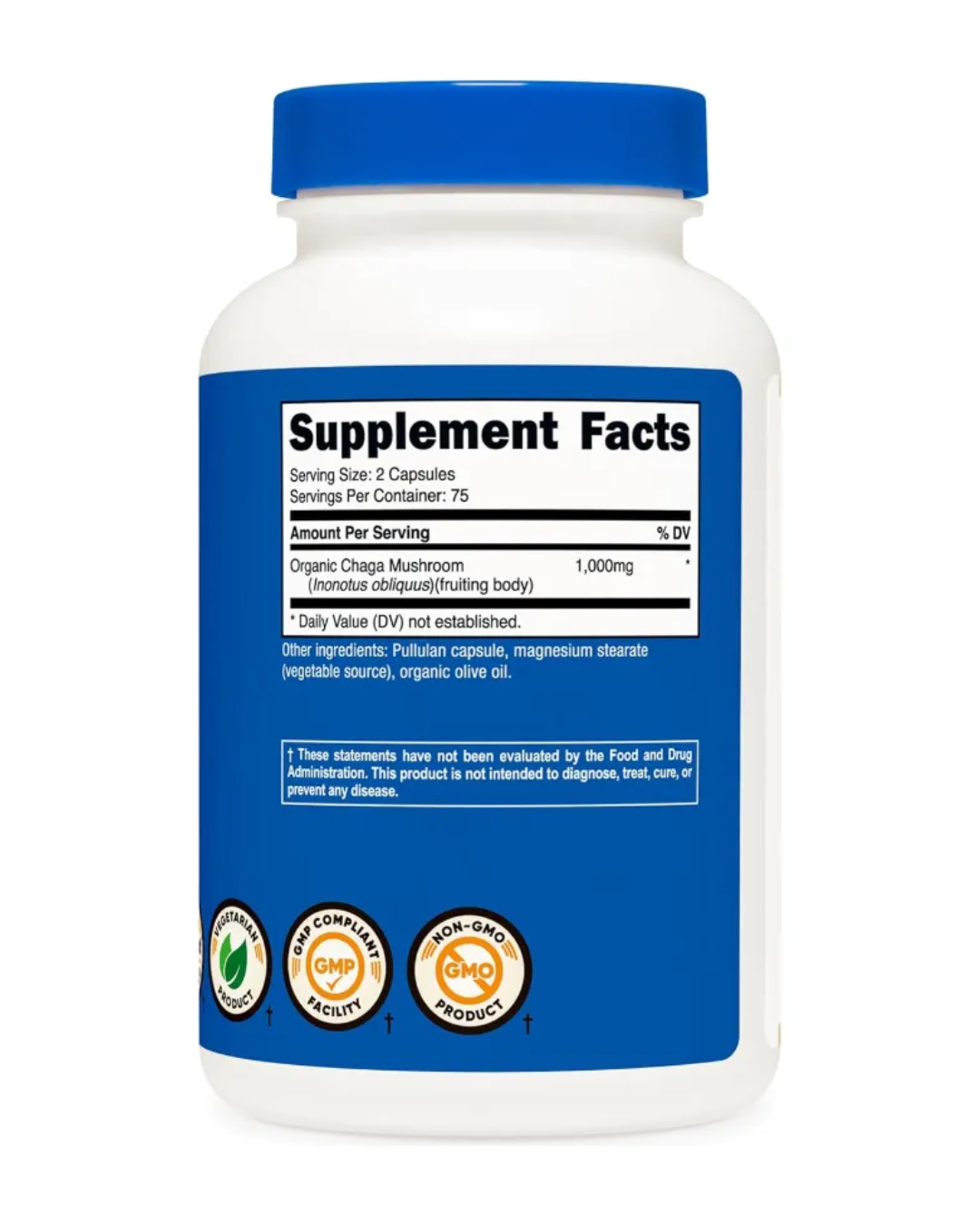 CHAGA MUSHROOM CAPSULES / HONGO CHAGA CAPSULAS