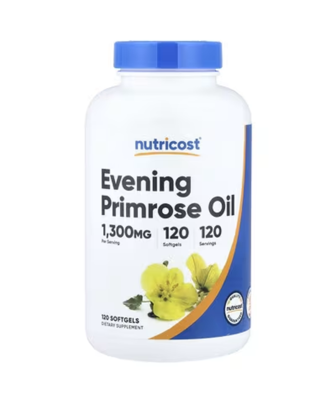 EVENING PRIMROSE OIL 1300MG 120 SOFTGEL/ ACEITE DE ONAGRA 120 CAPSULAS GEL
