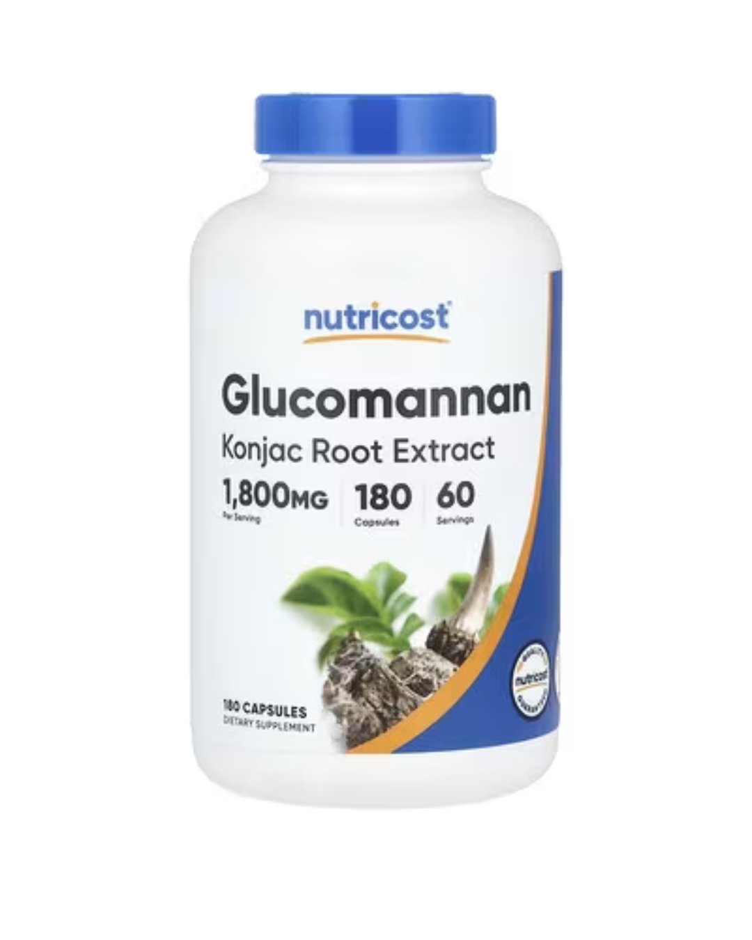 GLUCOMANNAN 1800MG 180 CAPSULES/ GLUCOMANANO 180 CAPSULAS