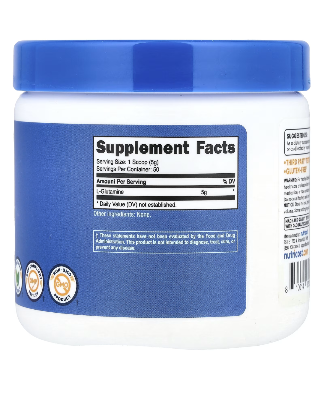 L GLUTAMINE 250 GRAMS POWDER / L GLUTAMINA 250 GRAMOS POLVO