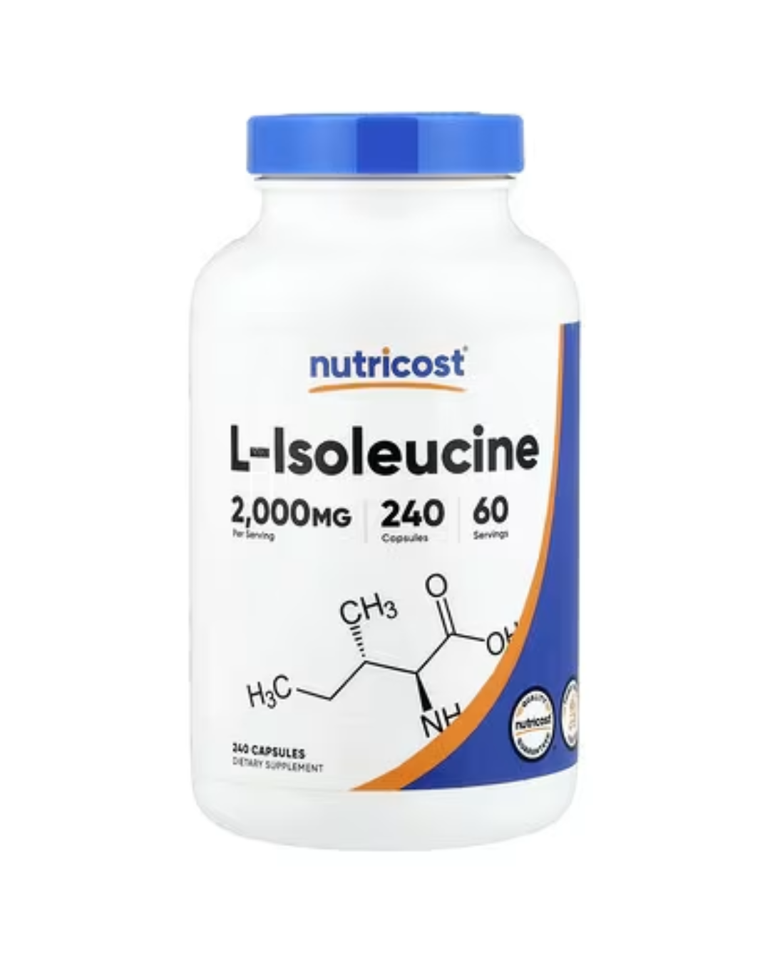 L- ISOLEUCINE 2000MG 240 CAPSULES / L ISOLEUCINA 240 CAPSULAS