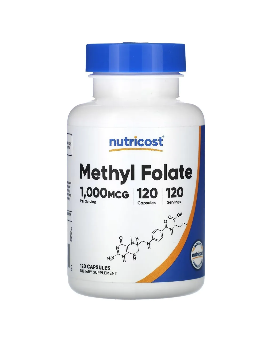 METHYL FOLATE 1000MCG 120 CAPSULES/ METIL FOLATO 120 CAPSULAS