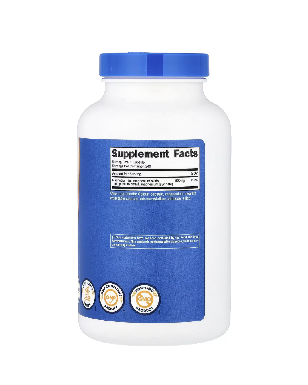 MAGNESIUM COMPLEX 500 MG 240 CAPSULAS COMPLEJO MAGNESIO