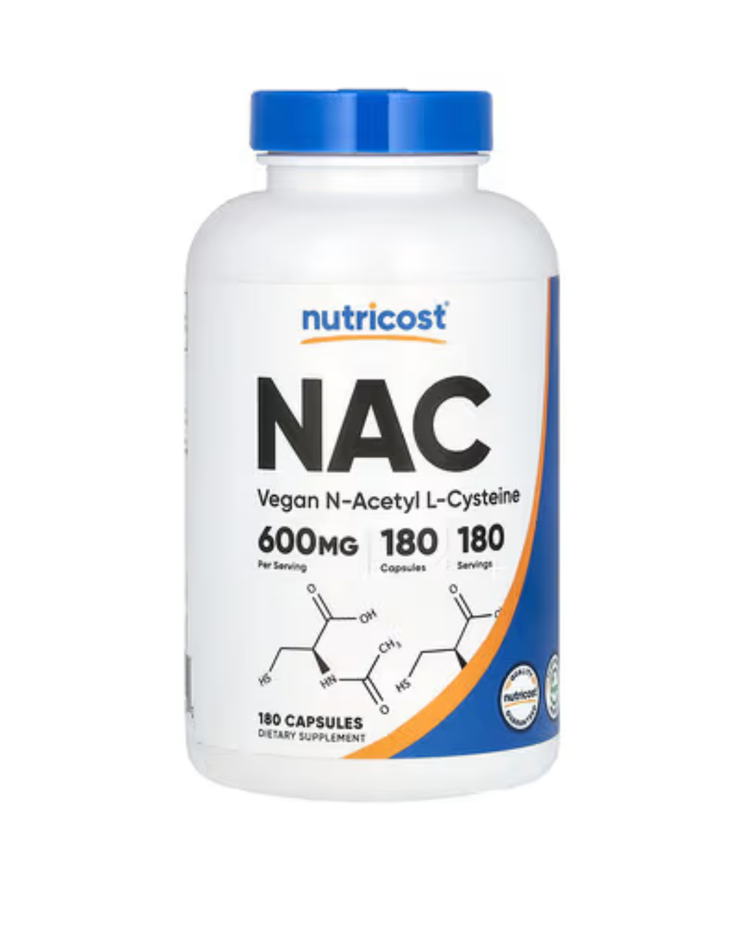 NAC 600MG 180 CAPSULES/ ACETIL CISTEINA 180 CAPSULAS