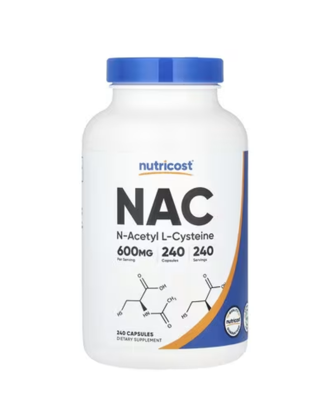 NAC 600MG 240 CAPSULES/ ACETIL CISTEINA 240 CAPSULAS