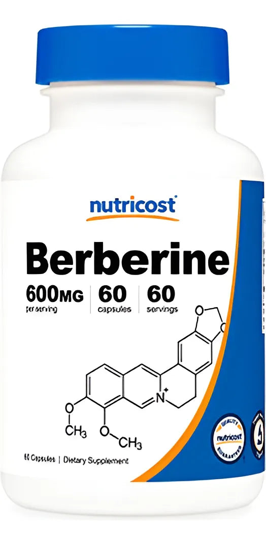 BERBERINA 1200MG 60 CAPSULAS/ BERBERINE 60 CAPSULES
