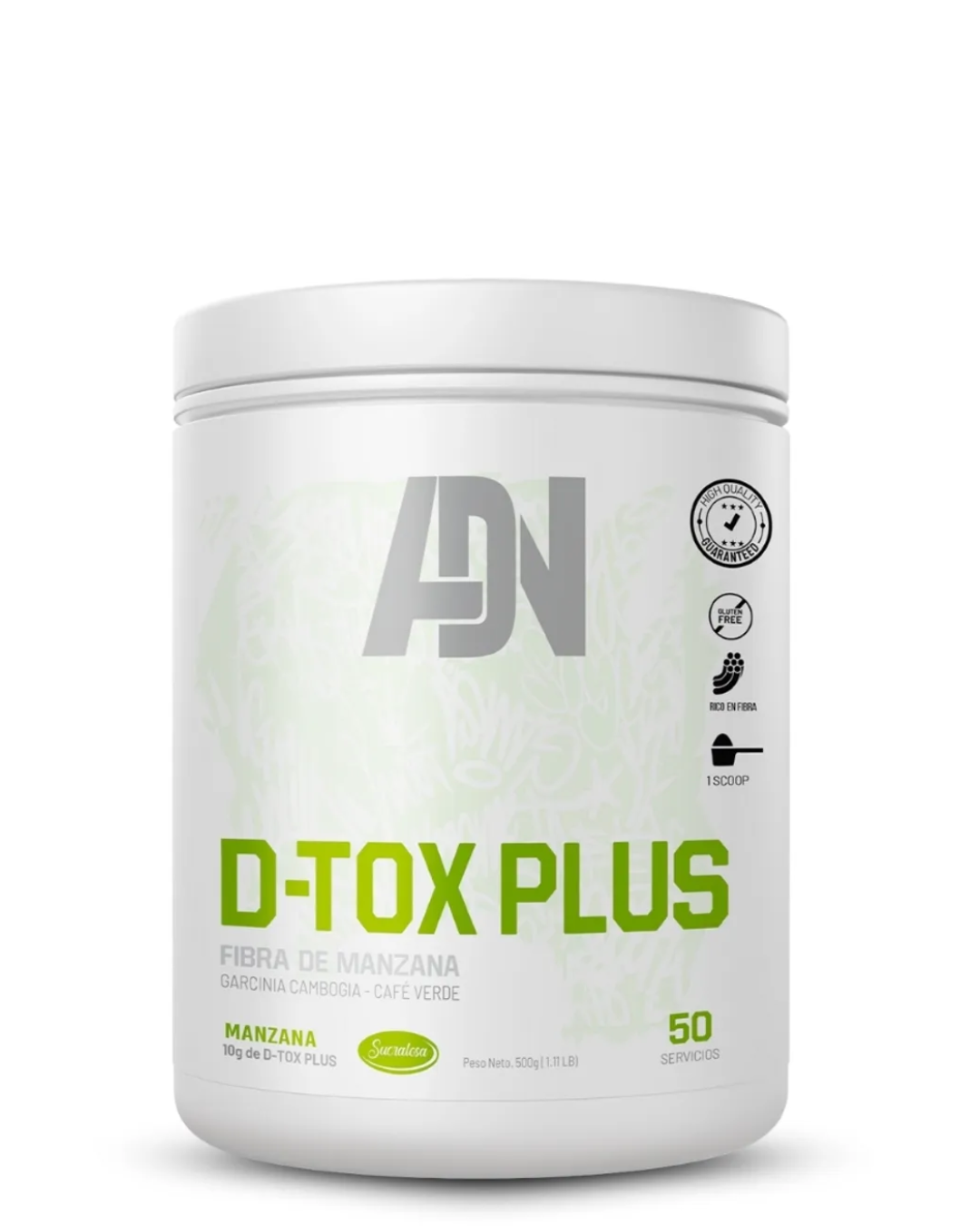 D-Tox Plus Adn Fiber Plus Fibra de Manzana 500gr