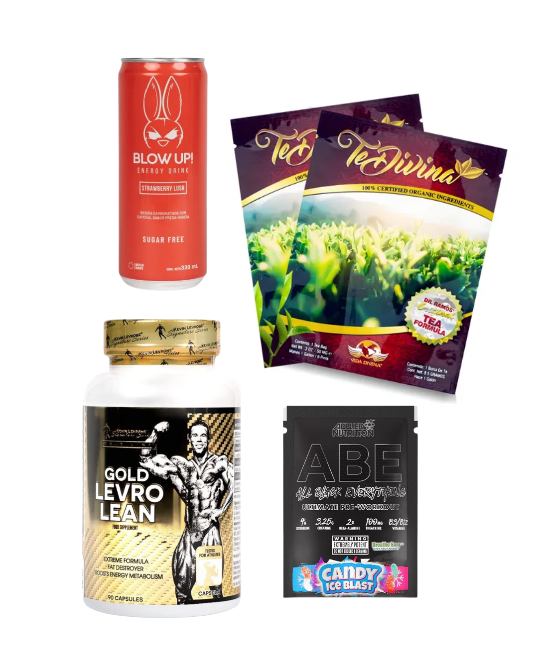 PACK 2 Sobres de Té Divina + Gold Levron Lean + regalos