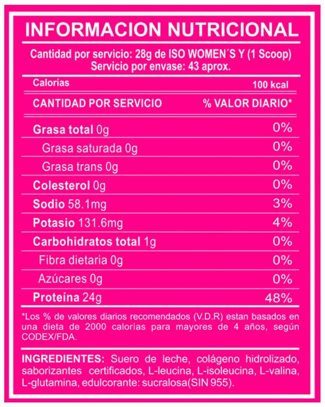 ISO WOMENS 1.1KG ADN