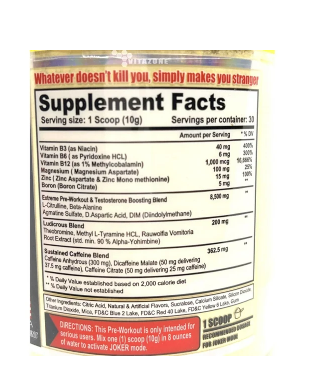 Joker Extreme Pre-Workout Terror Labz