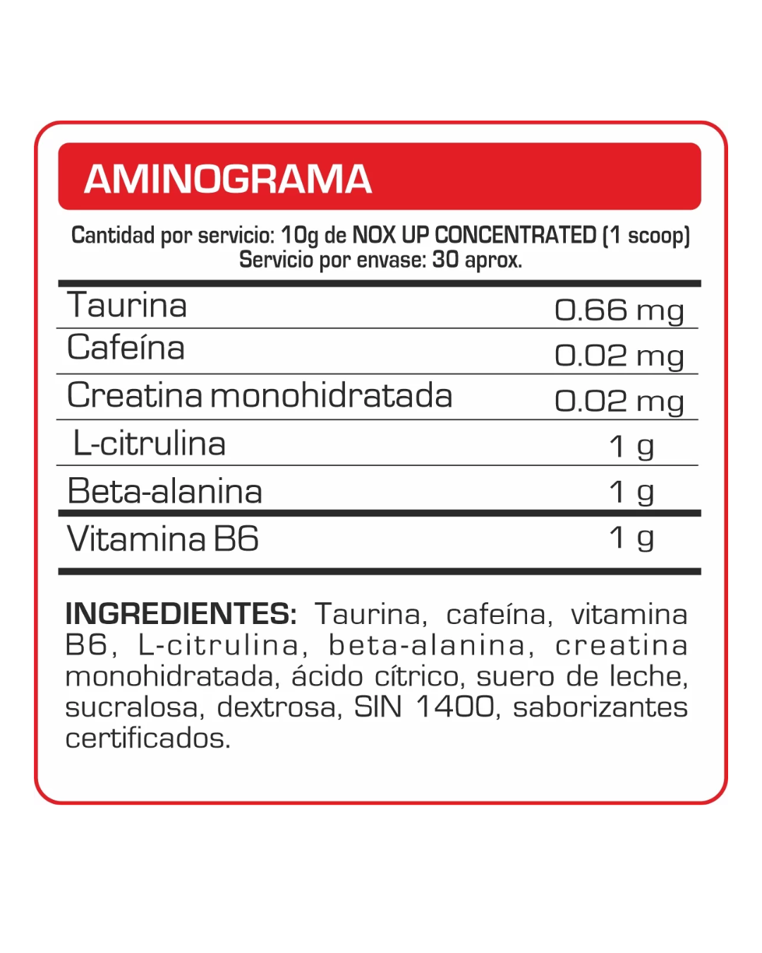 NOX RAGE – UN 35 SERVICIOS