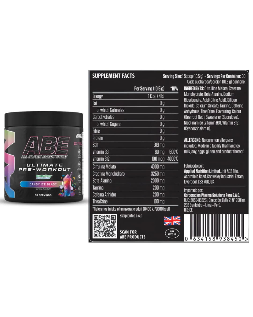 Pre-entreno ABE 30 servicios