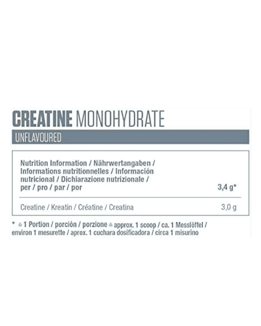 Creatina Monohidratada Dymatize 300gr 88 Servicios