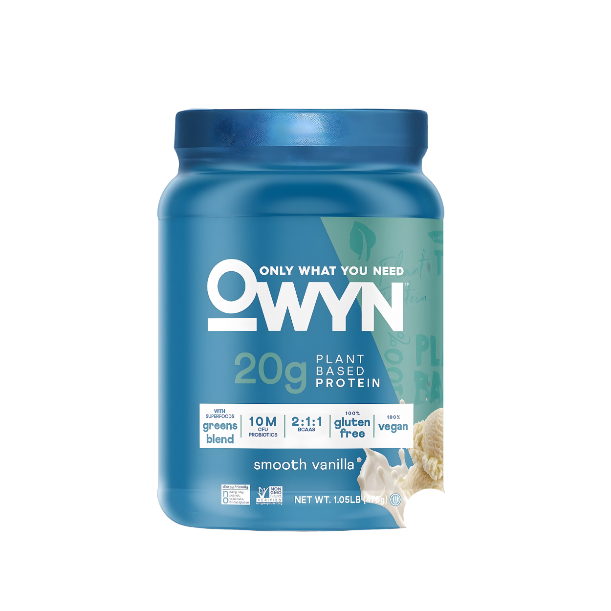 PROTEÍNA VEGANA OWYN | 1.05 LB - SMOOTH VANILLA