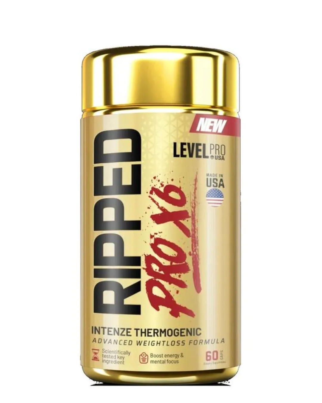 RIPPED PRO X6 Level Pro 60 Cápsulas