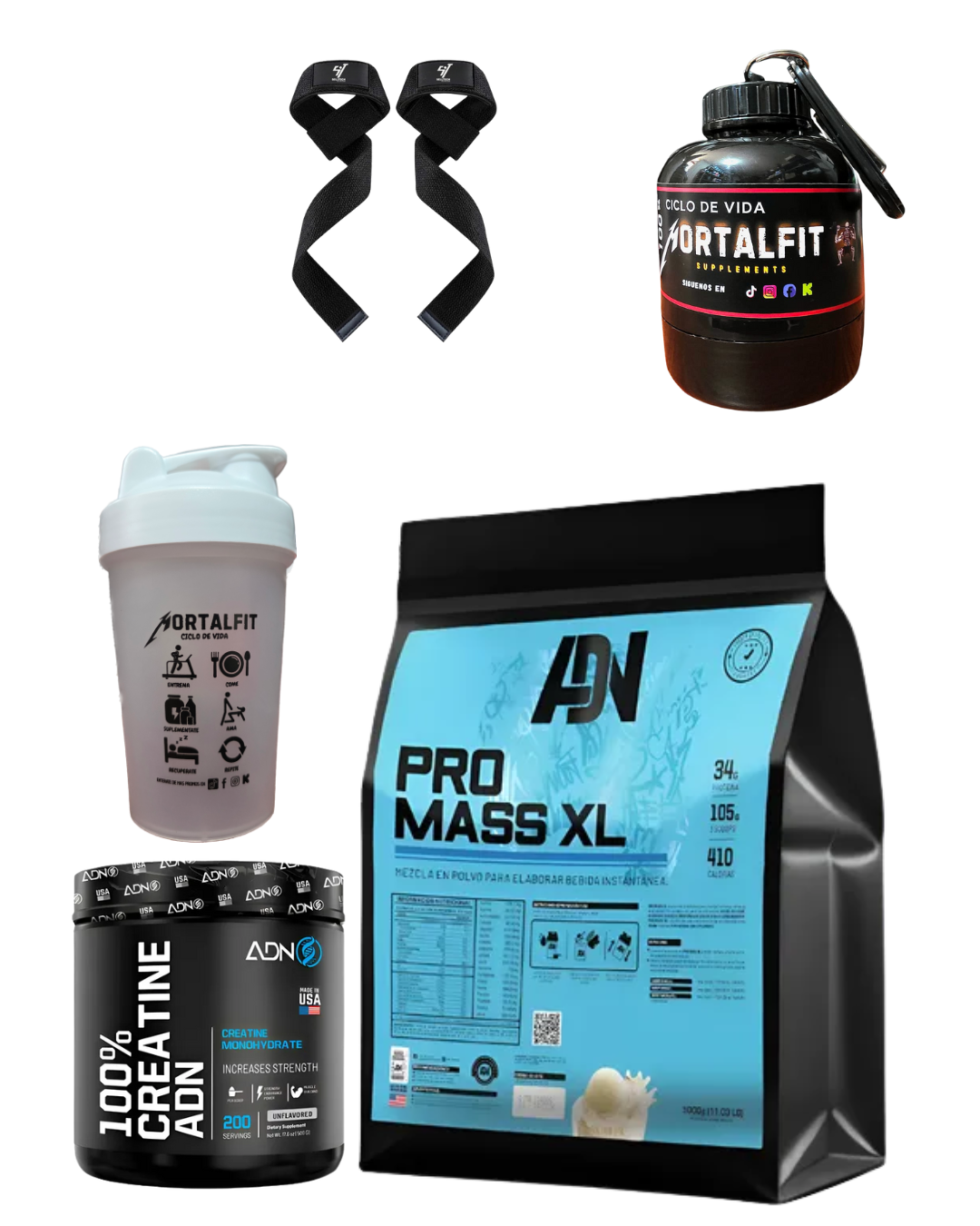 Pro mass xl 5kg + creatina adn 500gr + regalos