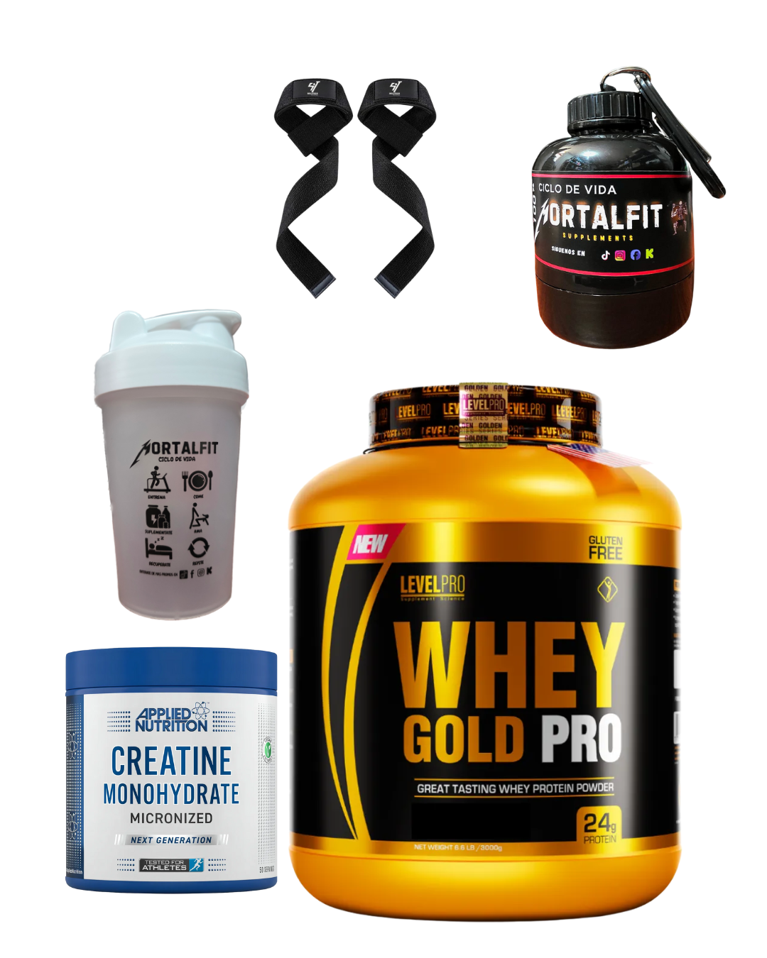 Whey gold pro 3kg + creatina applied nutrition  300gr