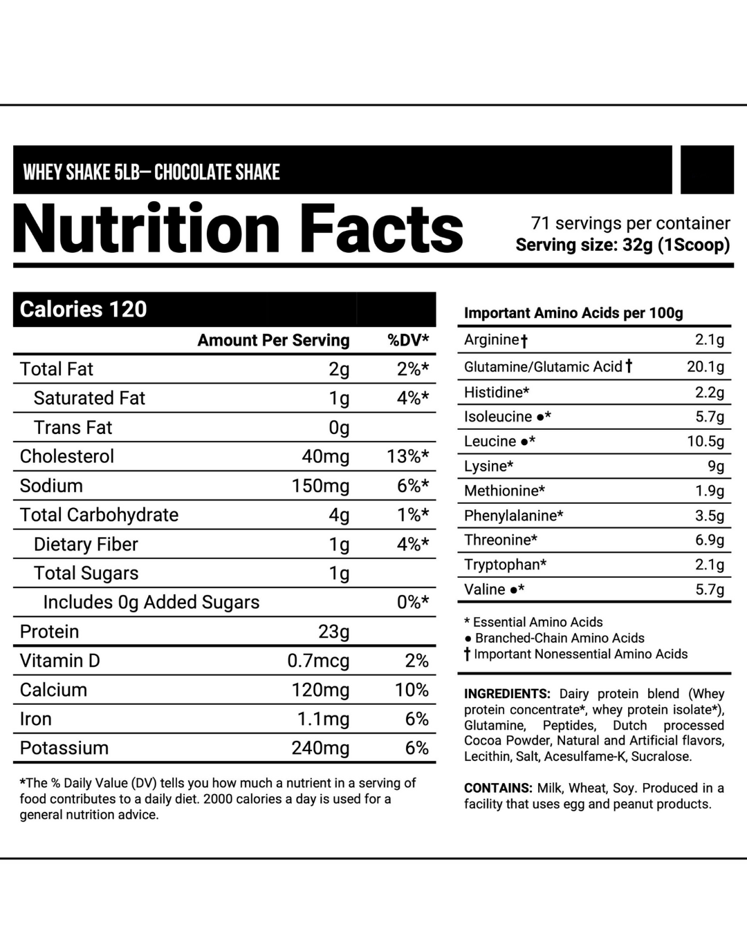 WHEY SHAKE 2 LB - SYNTRAX